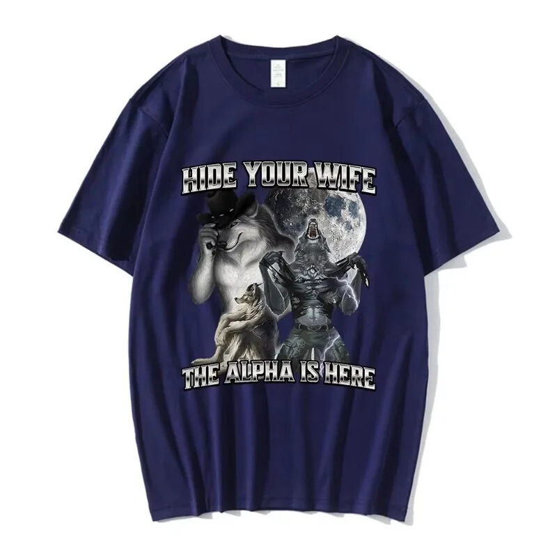 Long-Term Hide-And-Seek with Your Wife Alpha Is Fun Here. Wolf Terrier T-Shirt for Men and Women, Fashionable Clothing Long-Term Hide-And-Seek with Your Wife Alpha Is Fun Here. Wolf Terrier T-Shirt for Men and Women, Fashionable Clothing