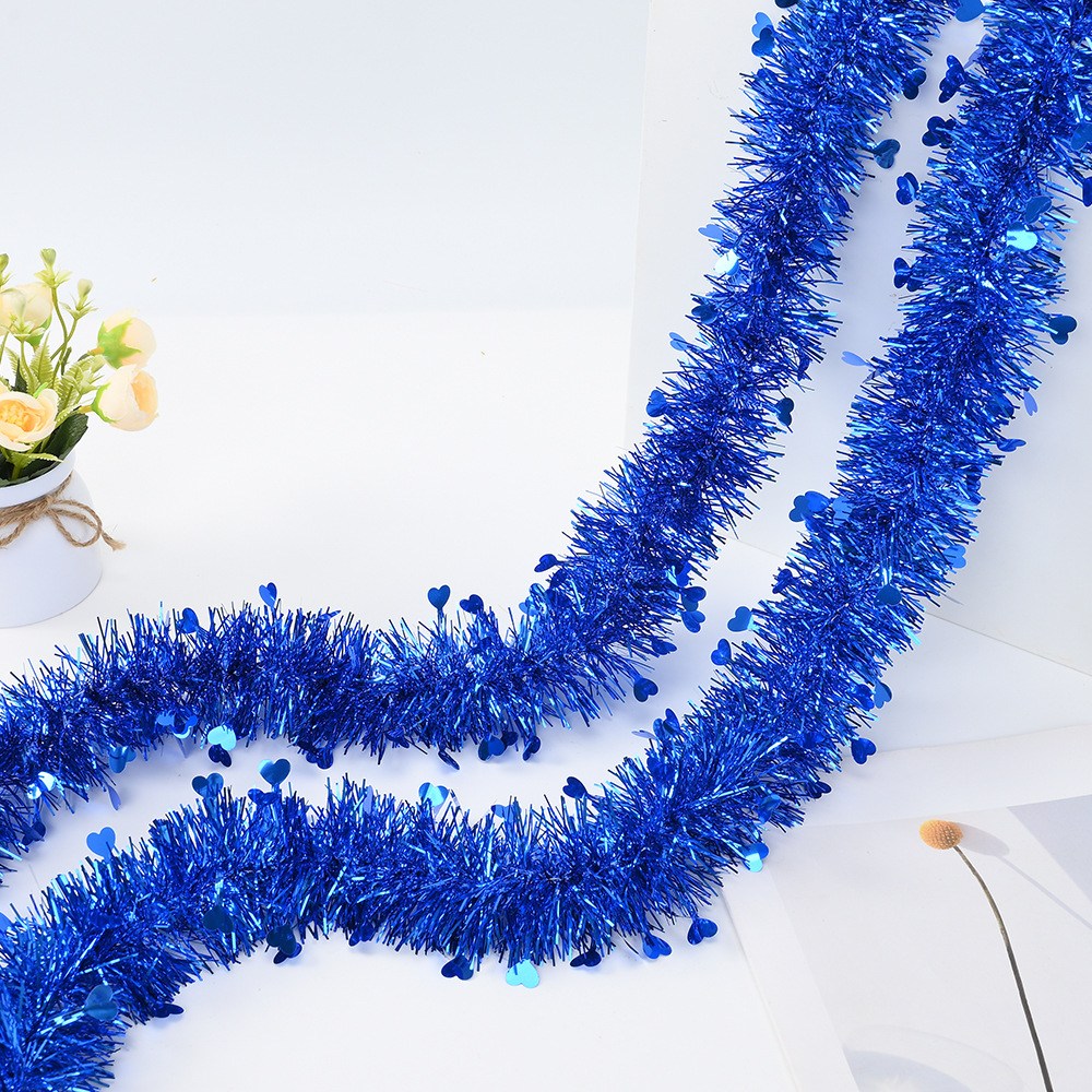 Navidad transfronteriza Año Nuevo vestido de 7cm amor cifrado tira de color dibujo de flores fiesta de eventos de diseño accesorios de banda de cabeza