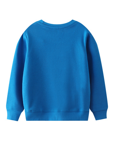 Children's sweaters, boys and girls 'tops, autumn new baby pullover, cartoon car embroidered tops, autumn