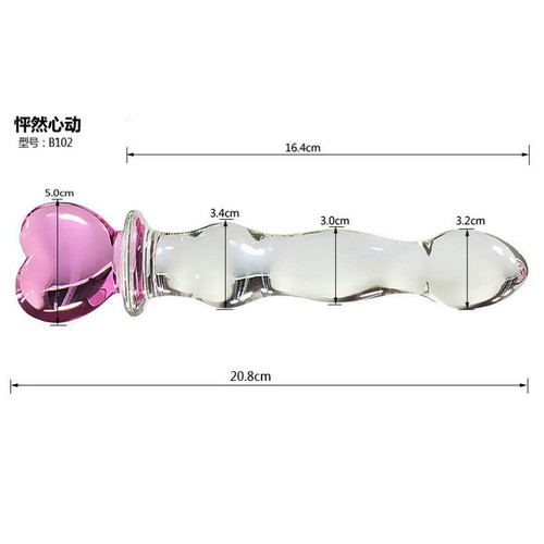 Female rear bead glass anal plug tail new penis fairy stick anal plug masturbation device sex toy