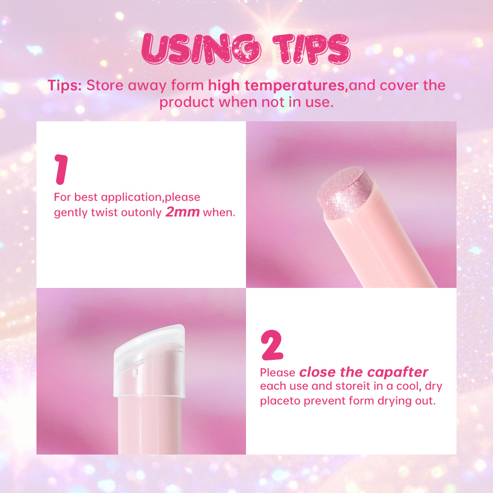 SAS belleza estilo explosivo transfronterizo venta caliente multicolor gelatina de sombra de ojos de alto brillo palo al por mayor SES006