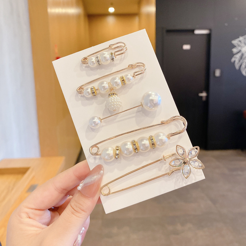 Broche de cintura para mujer falda apretada cintura artefacto pin fijo botón de botón anti-peregrino broche anti-peregrino