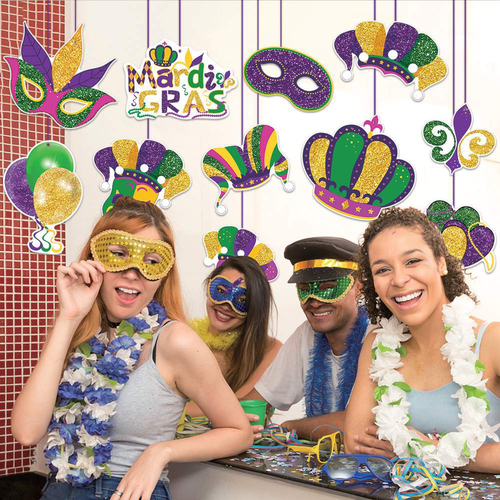 Amazonas Brasil carnaval decoración de la fiesta Mardi Gras máscara de carnaval colgante colgante decoración