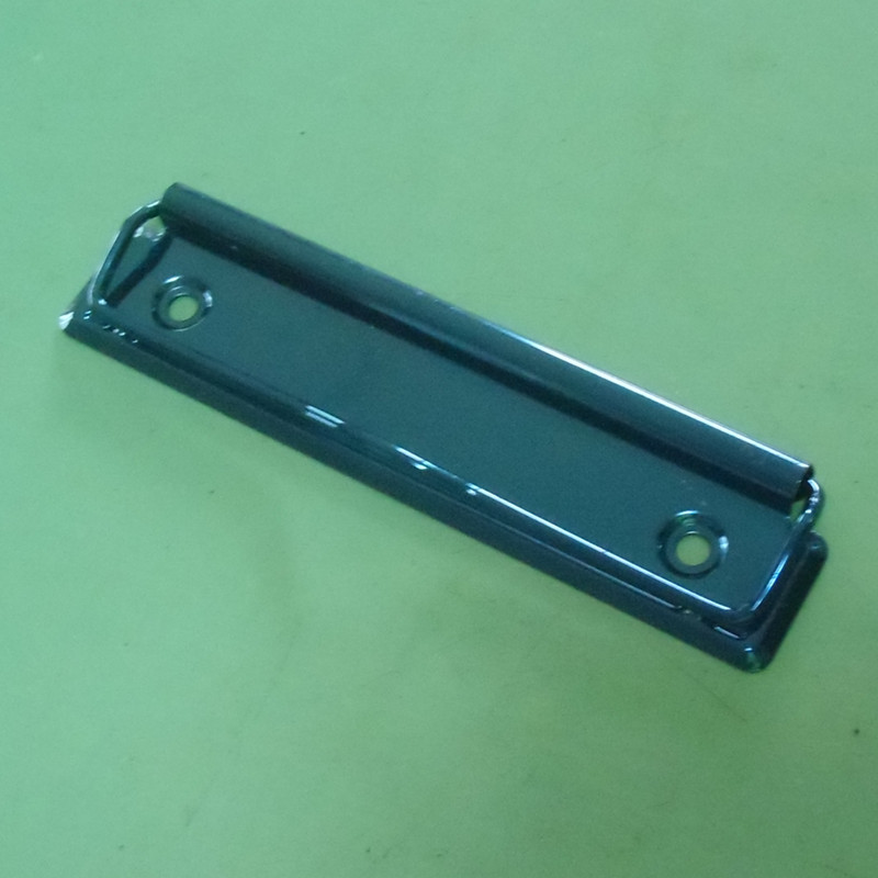 五金板夹100MM兰色板夹木板五金夹子2孔板夹学生书写板配件夹子