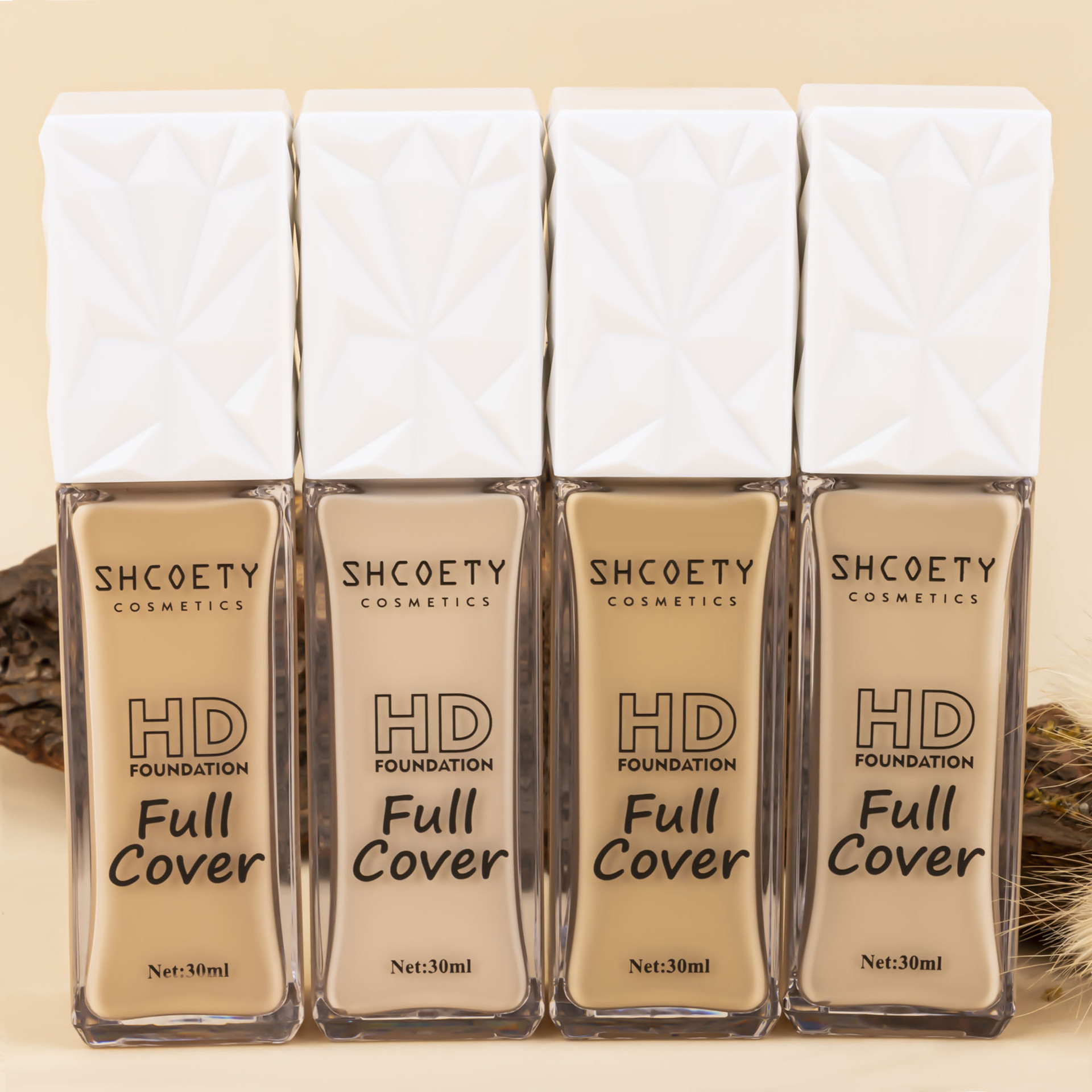 SHCOETY Moisturizing Concealer Oil-Control Foundation is easy to apply and does not fade, providing a long-lasting, clear and transparent nude makeup look. BB Cream is available for cross-border use undefined