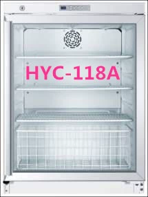 Встроенный ящик для хранения лекарств Qingdao Haier HYC-118A 2~8 ℃ Ящик для хранения вакцин с стеклянной дверцей