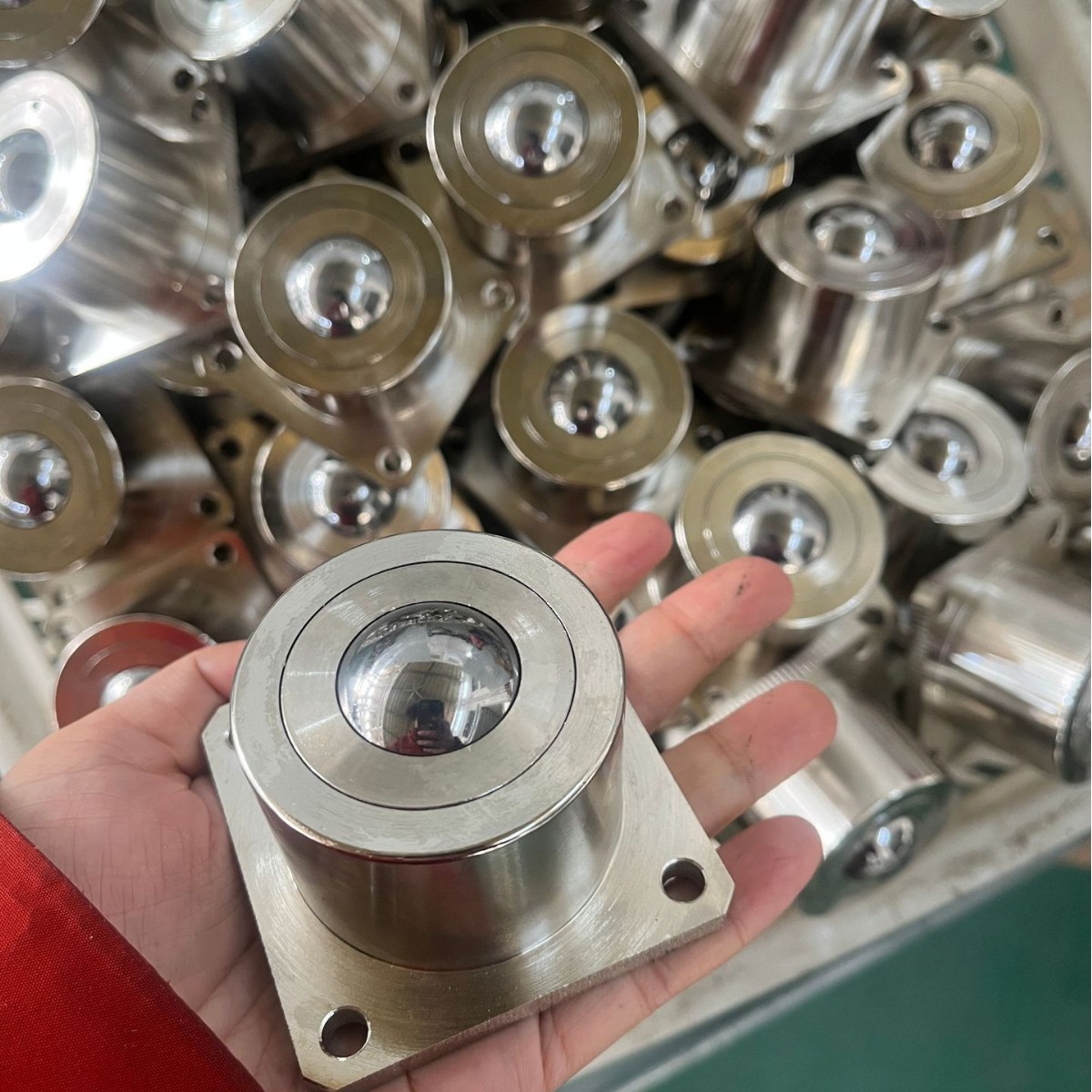 钢制万向球 车削型 法兰式· 标准型QDA20-51重型万向球QDA20-30