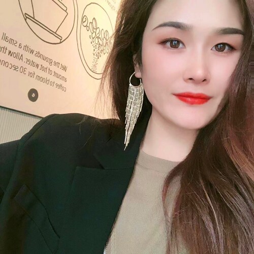 S925 Silver Needles Korean Fashion Earrings for Women Irregular Real Gold Plated Tassel Dramatic Long Drop Earrings Wholesale