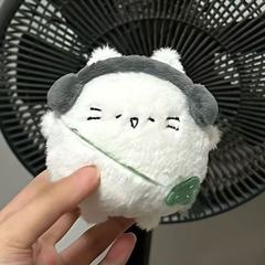 かわいいぽっちゃり子猫の卵四つ葉のクローバー子猫人形ぬいぐるみペンダントスーパーパックかわいいブックペンダントキーホルダーペンダント