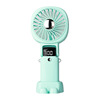 Handheld street high speed air fan outside climbing, digital display