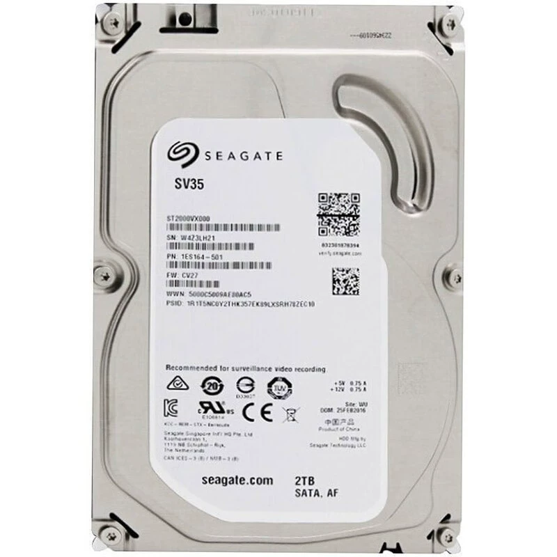Оригинальный жесткий диск Hikvision для видеонаблюдения 3,5" SATA 1 ТБ ST1000VX008