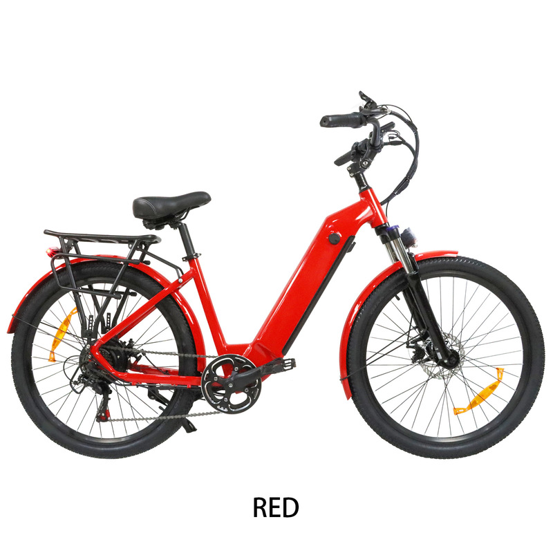 Cross-border 26-inch 7-speed electric bicycle for leisure commuting, unisex, long-range, assisted electric road bike