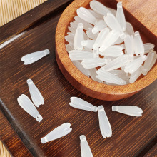 仿玛瑙玉兰花苞古风耳环配件手链发簪流苏仿玉树脂吊坠diy手工