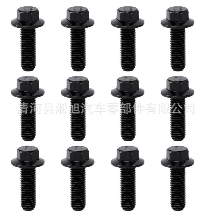 General Motors M8*1.25*25Mm Oil Pan Screws, Guard Plate Brake Disc Modification, Extended Carbon Steel Screws