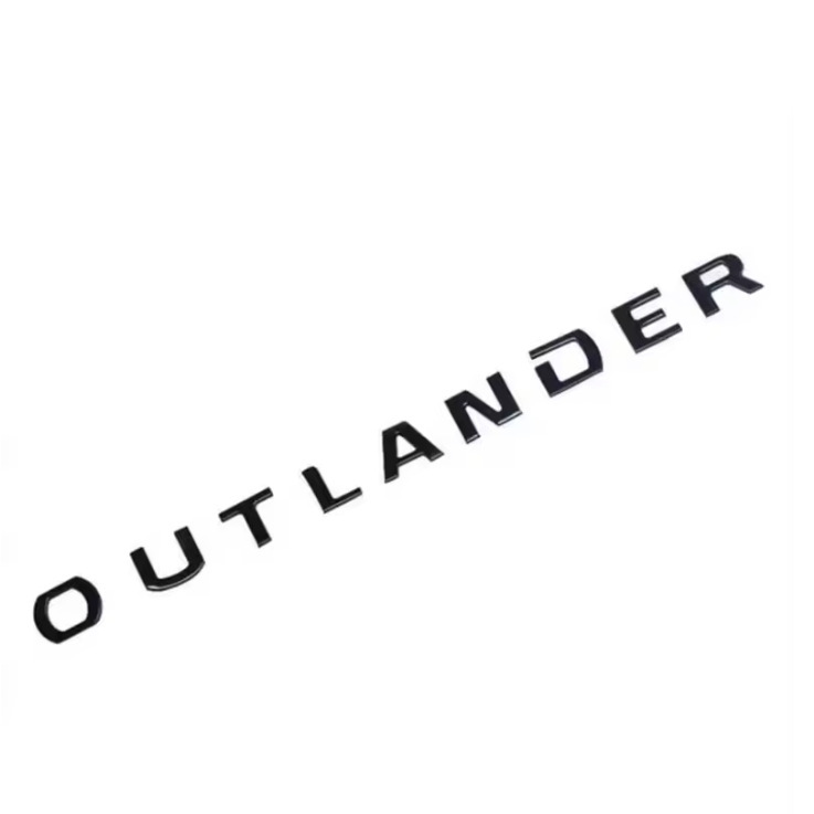 Suitable for 2013-2021 Old Model Outlander Lettering Sticker on the Front Hood Emblem Outlander Modified Outlander