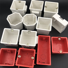 86型PVC接线盒 双调方盒八角盒注胶穿筋盒明装盒50 60 70 80线盒