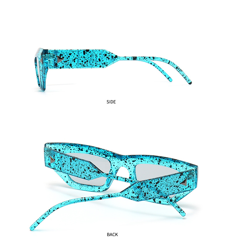 90g Weight Full Frame Glasses Structure Sunglasses Classification UV400 Protection, Resin Lens Material Square Glasses Style Daily Occasion Color Block Pattern Unisex Gender Patchwork Design Fashion Style Fashion Color Block UV400 Protection Resin Square Patchwork Full Frame Women's Sunglasses 15