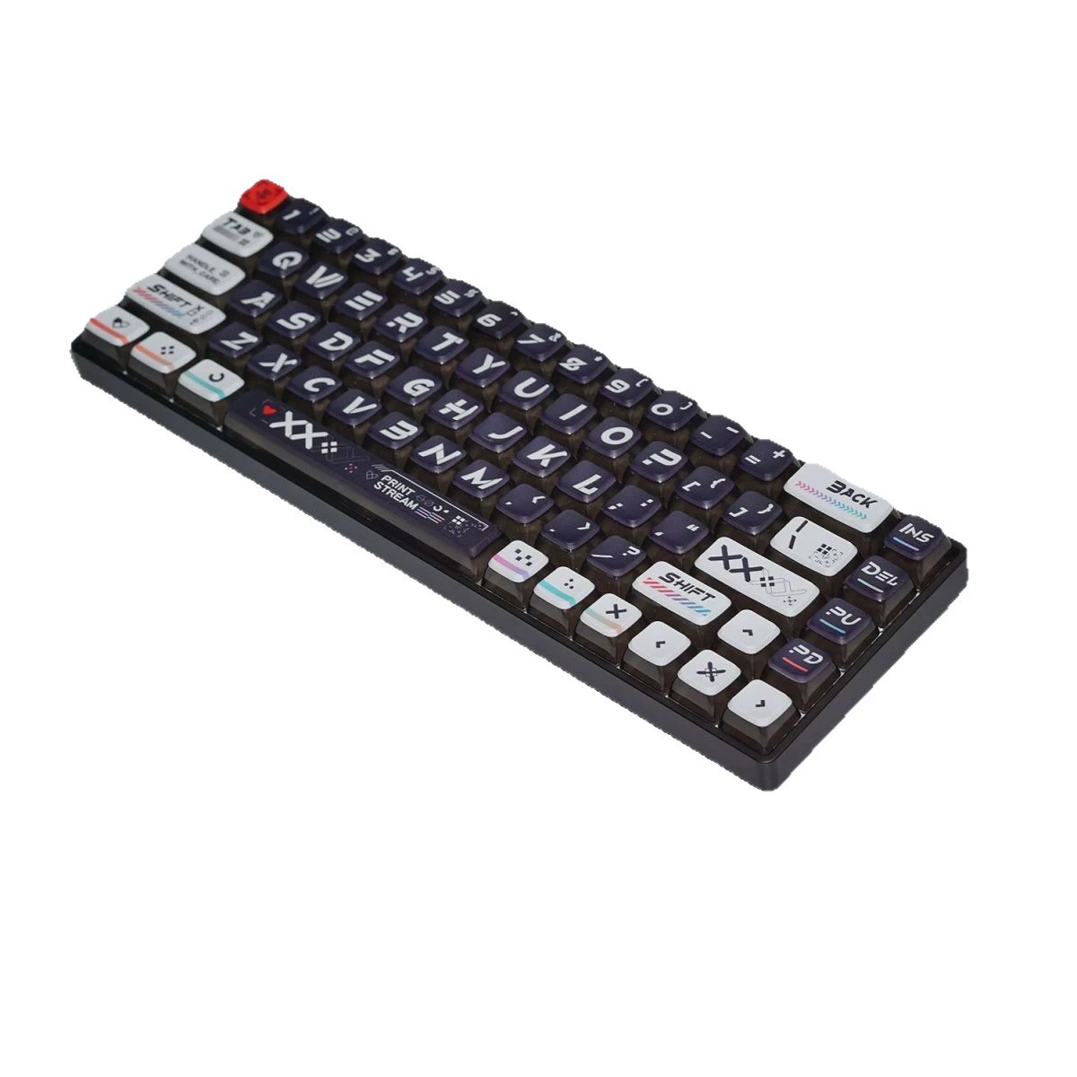 CS-печатный набор пирожное двойная кожи молочный PBT термальная сублимация прозрачная механическая клавиатурная колпачок маленький набор водонепроницаемый и долговечный