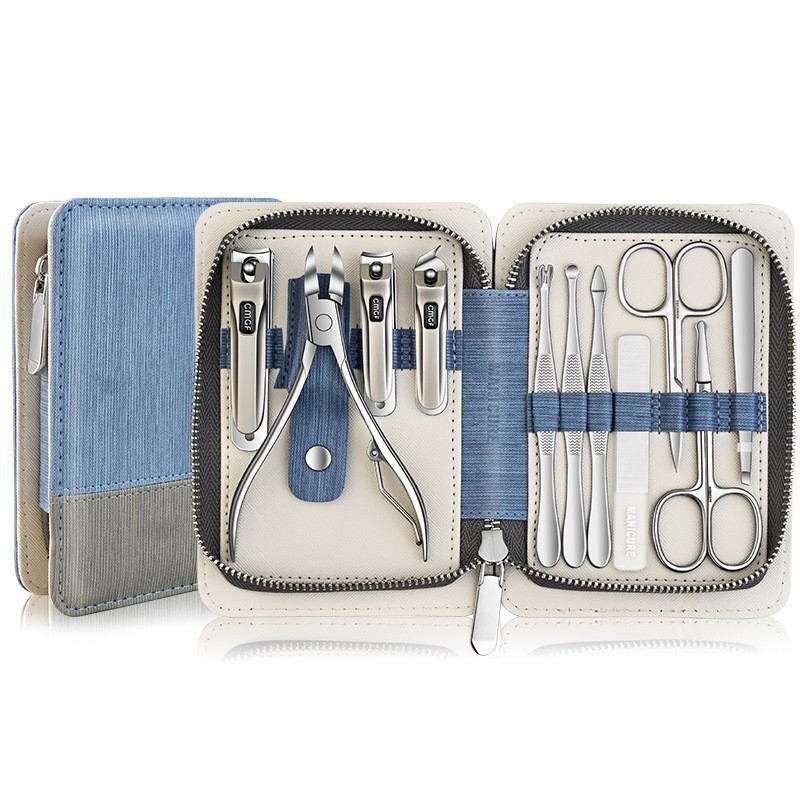 Regalos de venta directa de cortador de uñas conjunto de aleación de zinc alicates de uñas herramientas de manicura herramientas de manicura caseras
