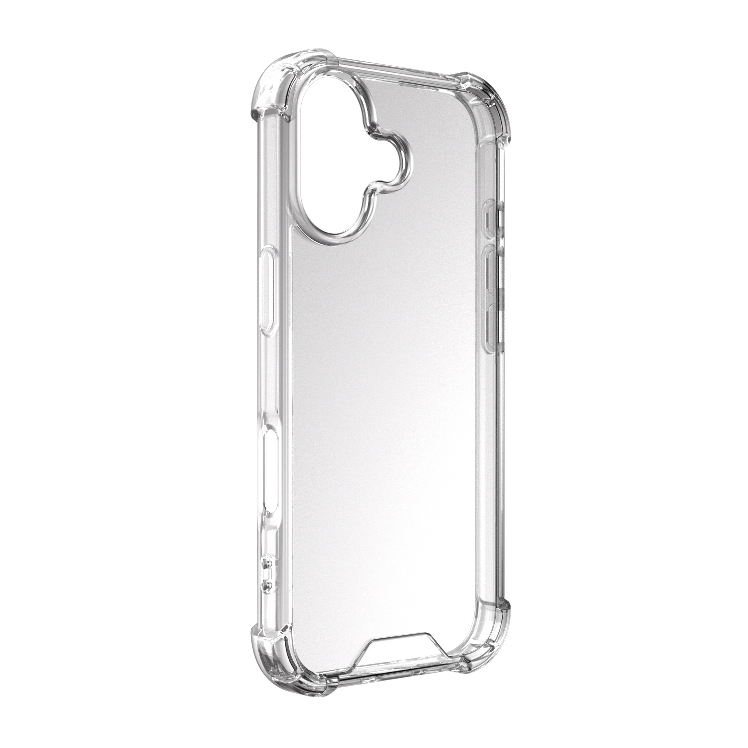 Suitable for Iphone17Promax Four-Corner Anti-Fall Airbag Mobile Phone Case Apple 17Air Transparent Shell 17 Protective Cover