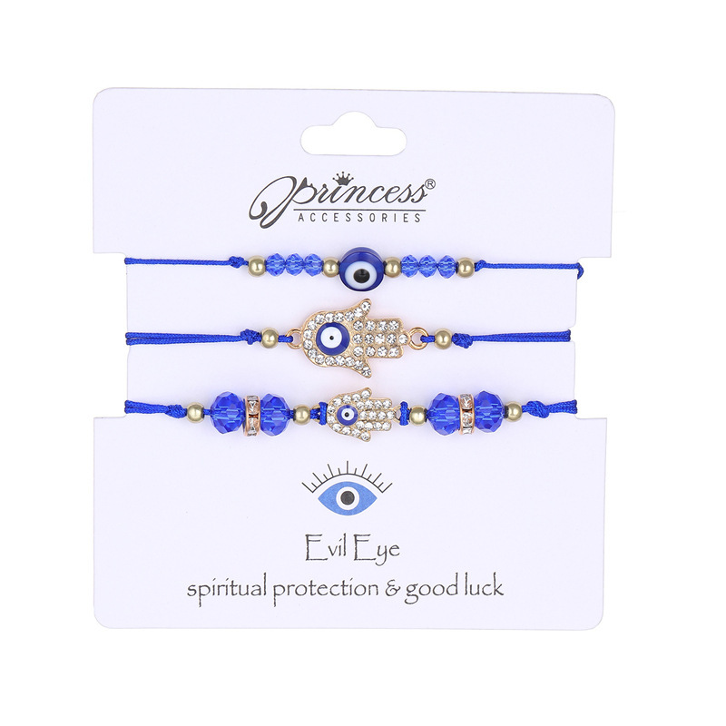Lucky Evil Eye Red String Bracelet,Handmade Protection Jewelry.Ward Off Evil & Negative Energy,bless You With Safety & Good Luck.Adjustable,minimalist_voghion.com