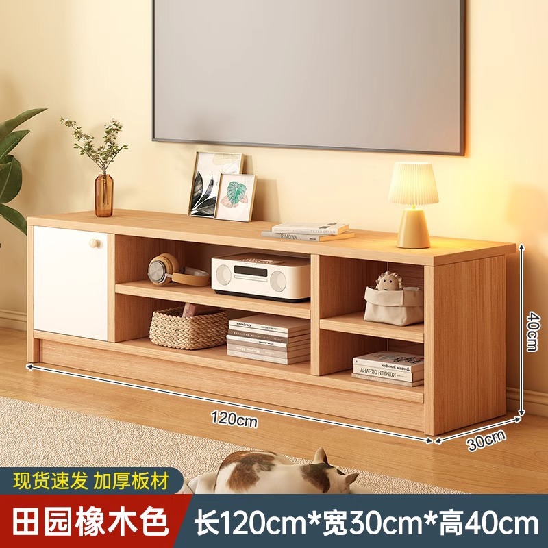 Personalizado mayorista gabinete de televisión sala de estar hogar pequeño tipo nuevo alquiler simple piso de madera gabinete de televisión image 13