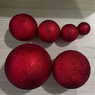 Burgundy Poly Dragon Glitter Pink Gold Foam Ball Wedding Decoration Venue Layout DIY Pendant 6-30cm