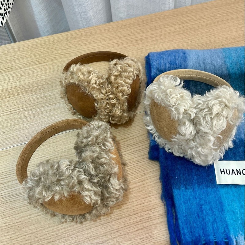 秋冬保暖耳罩韩国INS麂皮卷毛绒耳套防冻耳朵耳捂子耳暖耳包批发|undefined