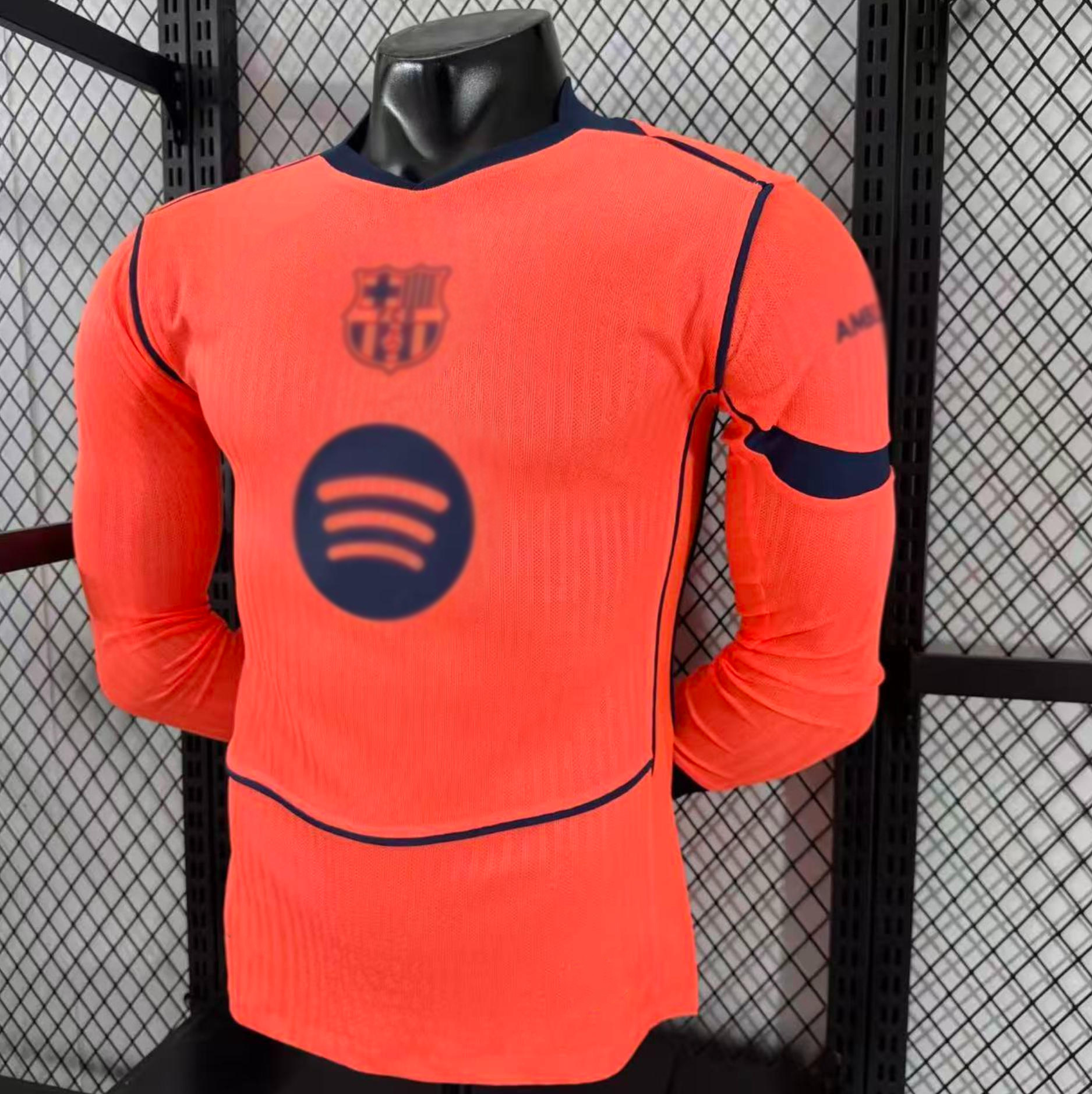 Nike x FC Barcelona 2025/26 Third Total 90 Long Sleeve Jersey Bright Mango