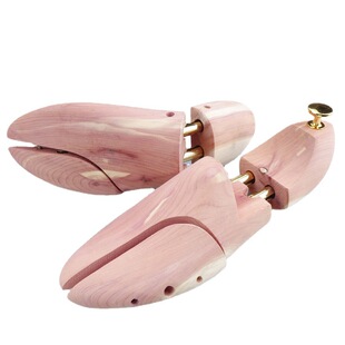 Cross-border hot sale shoe last solid wood shoe support men and women shoe expander shaping anti-wrinkle deodorant adjustable cedar wooden shoe support