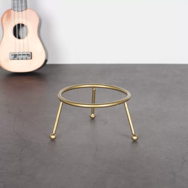 创意圆球底座支撑托架铁艺花架水晶球花盆花瓶展示托架香炉支架