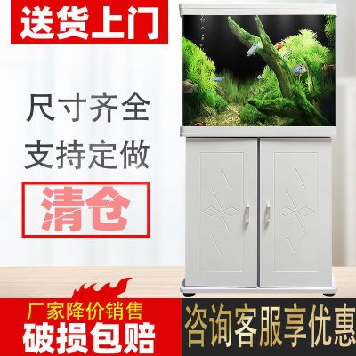 50/60/80cm fish tank Bottom cabinet household a living room Aquarium ecology Tropical Fish Lazy man Goldfish bowl Specifications