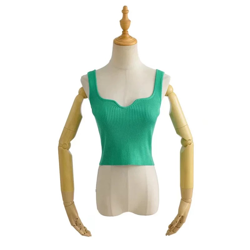 (Cross-border trading), knitted vest, summer tank top, European style, backless, slim fit