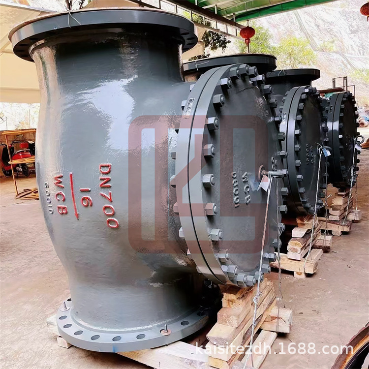 凯司特 HH44H-40C 铸钢高压微阻缓闭止回阀 防水锤矿用止回阀