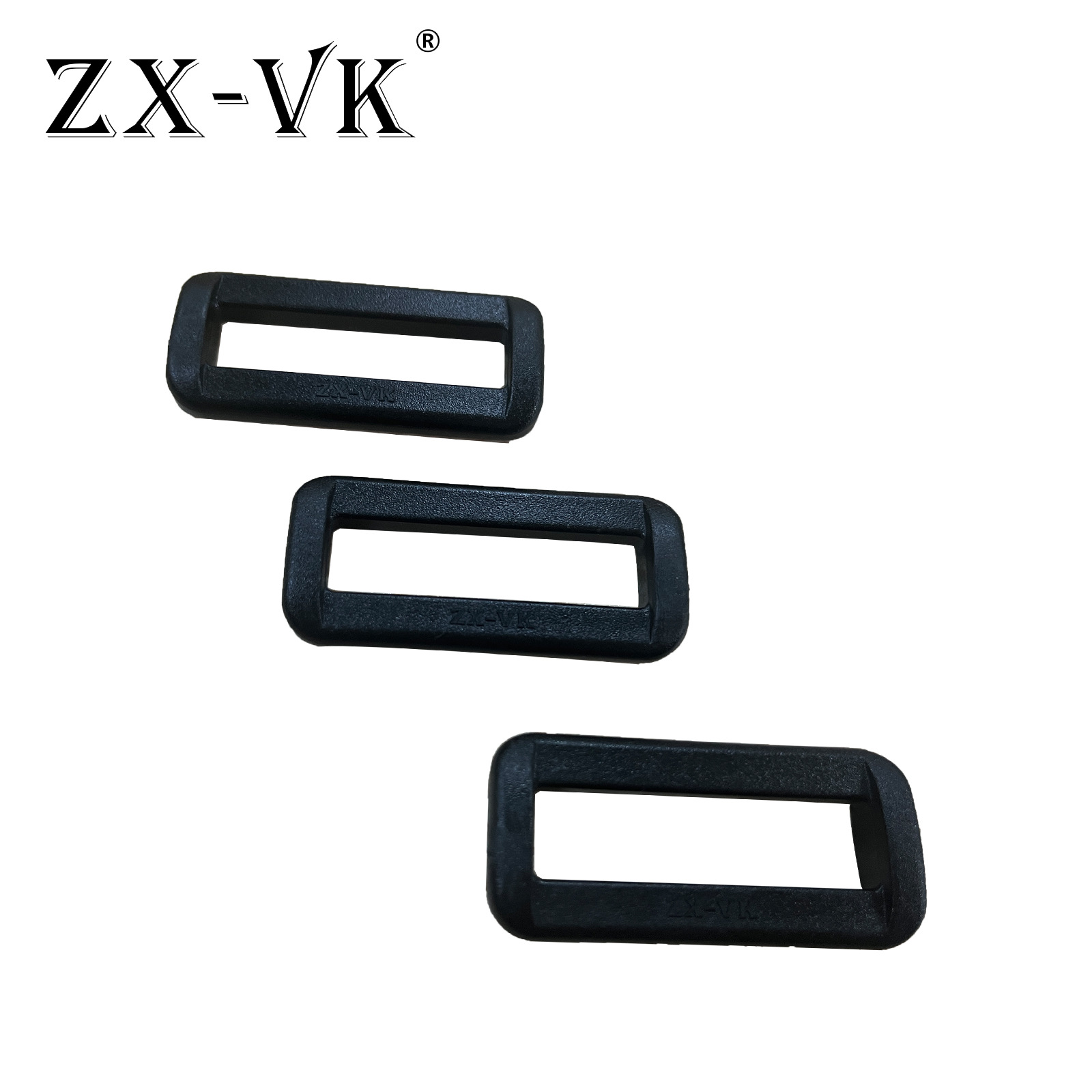 Venta directa de fábrica 38mm de espesor de plástico hebilla cuadrada hebilla ajustable accesorios de equipaje hebilla de dos engranajes mochila hebilla de cinta image 4