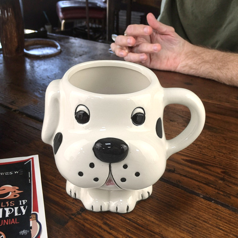 Taza de cerámica para cachorros taza de marca creativa taza de desayuno de oficina personalizada taza de agua de pareja regalos corporativos transfronterizos