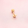 Cross -border jewelry wholesale puncture small earrings oil pressure earrings cutting jewelry Star ears nail source factory