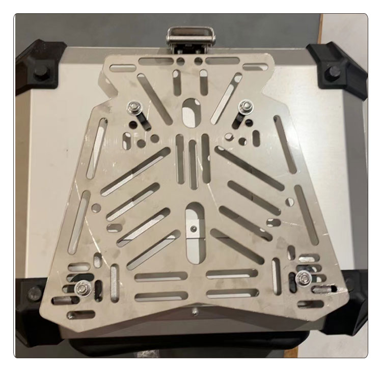 Aluminum Alloy Stainless Steel Tail Box Quick Release Base Electric Vehicle Bottom Plate Transfer Installation Connection Adjustable Hole Position Accessories