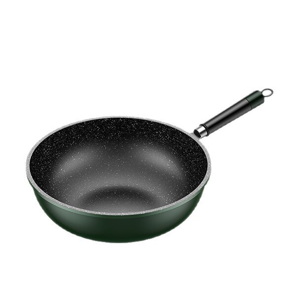 新しい麦飯石ノンスティック大容量中華鍋多機能フライパンユニバーサルストーブ中華鍋メーカー卸売|undefined