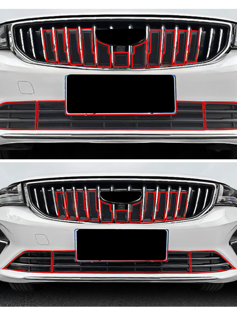 Suitable for Geely 25 Emgrand Insect-Proof Net, Water Tank Protective Net Buckle Installation, No Disassembly Modification Supplies