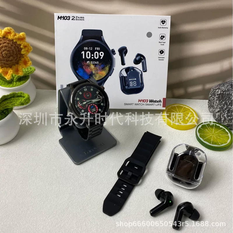 (), браслет, наушники, часы, Bluetooth, 2 в 1, отслеживание пульса