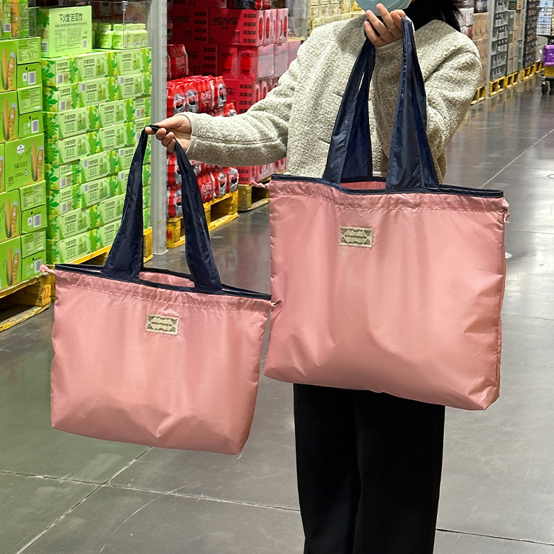 Cross-Border Foldable Shopping Bag, Satchel Supermarket Environmentally Friendly Bag, Fashionable Satchel Grocery Shopping Bag, Environmentally Friendly Shopping Tote Bag Cross-Border Foldable Shopping Bag, Satchel Supermarket Environmentally Friendly Bag, Fashionable Satchel Grocery Shopping Bag, Environmentally Friendly Shopping Tote Bag