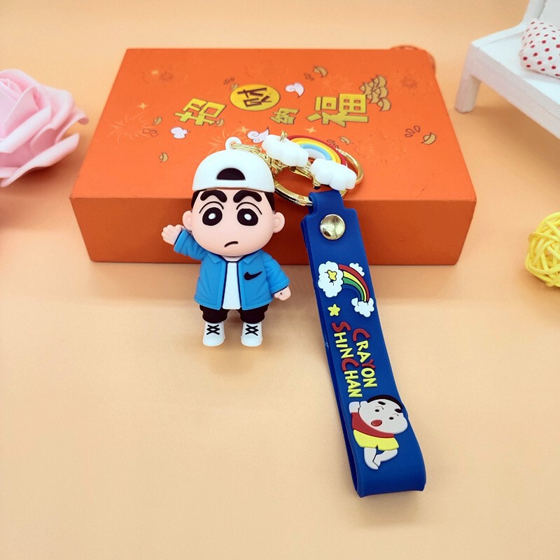 クロスボーダーかわいいクレヨンしんちゃんキーホルダー漫画人形クレヨンしんちゃんペンダントペンダント車の小さなギフト卸売|undefined