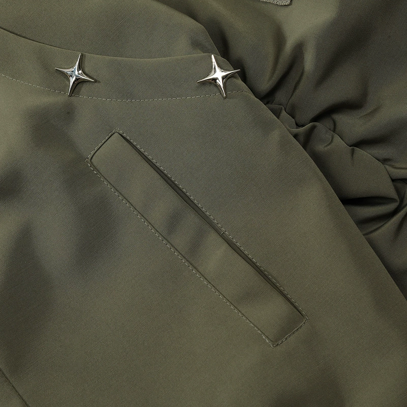 Retro baseball jacket, uniform, American style, oversize, for beloved