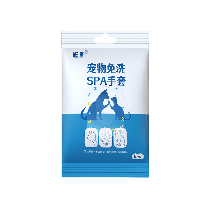 Pet Cat Dog Desodorization Care Toallitas especiales Guantes de limpieza de baño gratis Toallitas desechables Toallitas de papel al por mayor