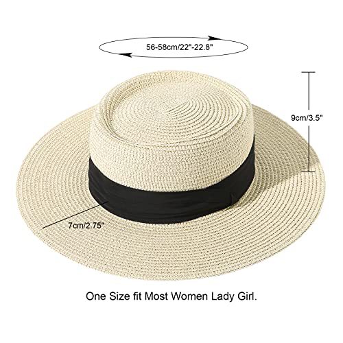 1219g Weight Sun Hat Hats Type Outdoor, Beach Occasion Straw Material Solid Color Pattern Spring&Summer Season Women's Gender Basic, Hawaiian, Vacation Style Short Brim Rim Women's Basic Hawaiian Vacation Solid Color Short Brim Sun Hat 12