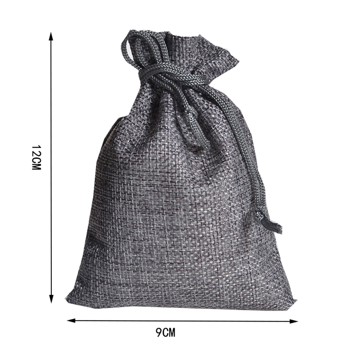 Cross-border burlap drawstring pocket wedding party gift bag Christmas jewelry bag diy burlap bag drawstring pocket