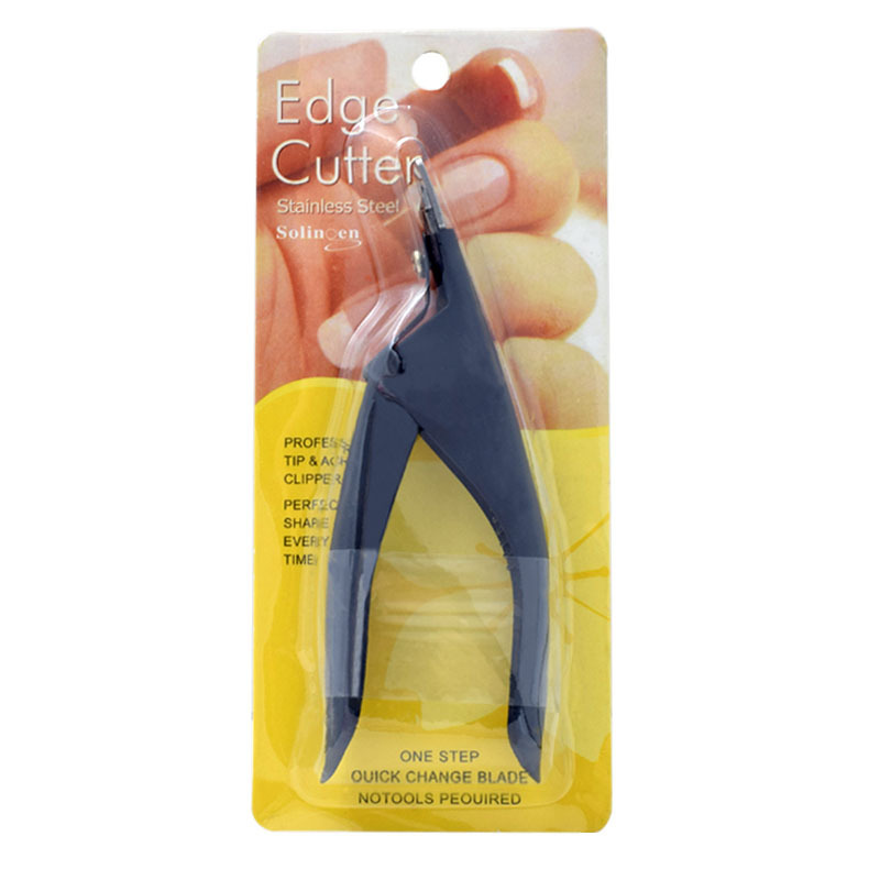 Cortador de Uñas Postizas de Plástico y Acero Inoxidable con Diseño en Forma de U para Manicura