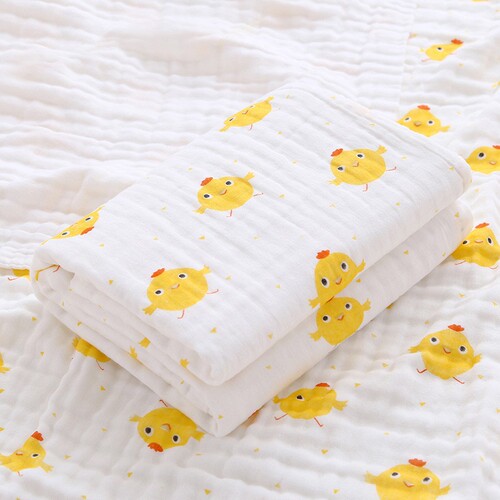 Pure cotton gauze baby bath towel newborn swaddle towel baby blanket soft newborn gauze towel children's bath towel