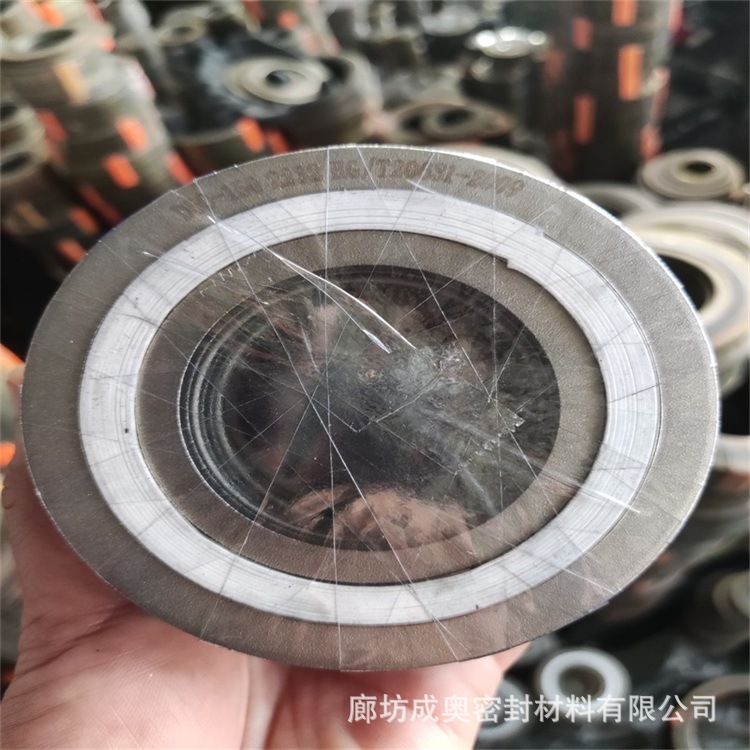 法兰金属缠绕垫片管道密封垫带内外环型缠绕式垫片SHT-2013优惠